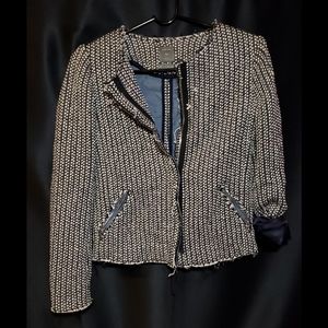 Gap Frayed Tweed Jacket